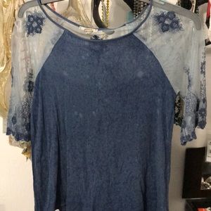 BKE 3 quarter sleeve top